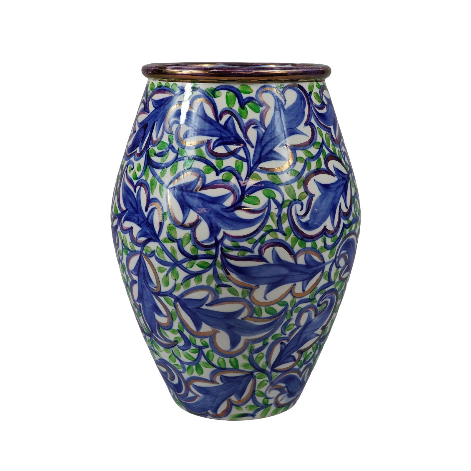 Wedgwood Arts and Crafts Hand Painted Luster Vase Designed by Louise Powell (1 of 3)