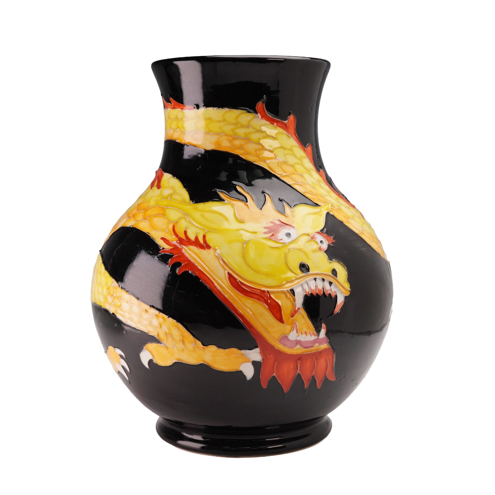 Moorcroft Pottery by William John Moorcroft Trial Dragon Vase (1 of 7)