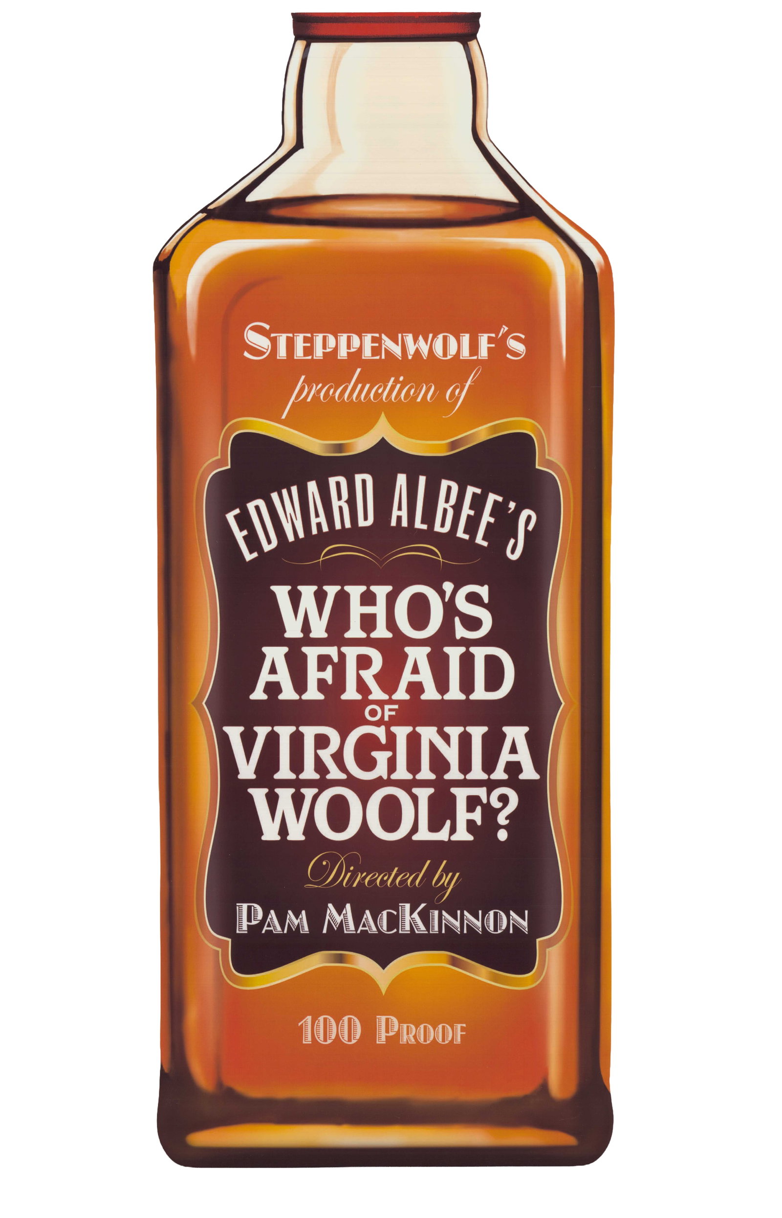 Steppenwolf's Who's Afraid of Virginia Woolf?, Original Broadway Window Card Poster (1 of 1)