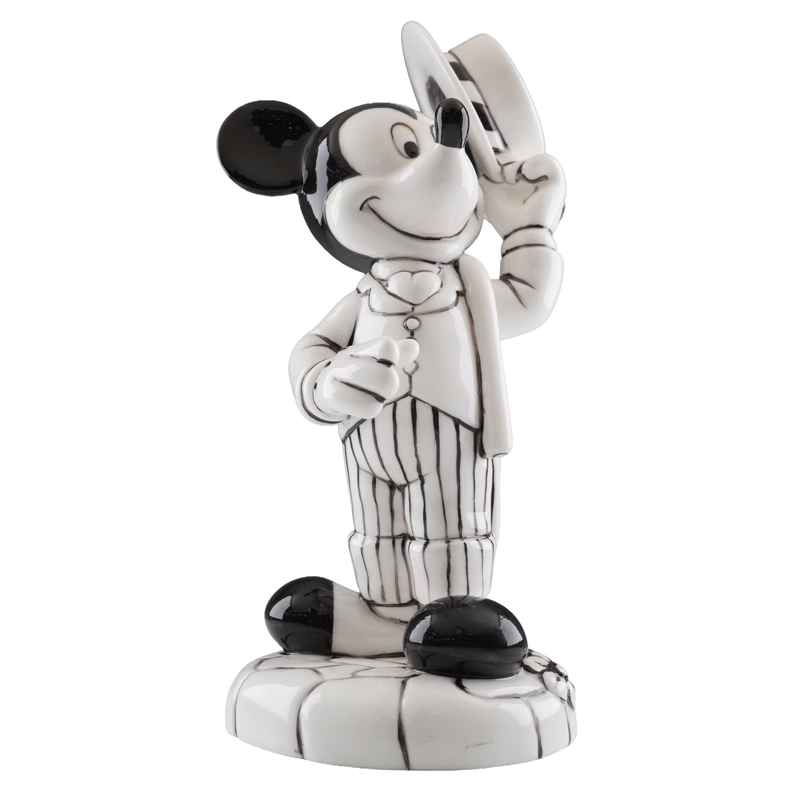 RARE Royal Doulton Mickey Mouse Prototype Figurine, Nifty Nineties (1 of 6)