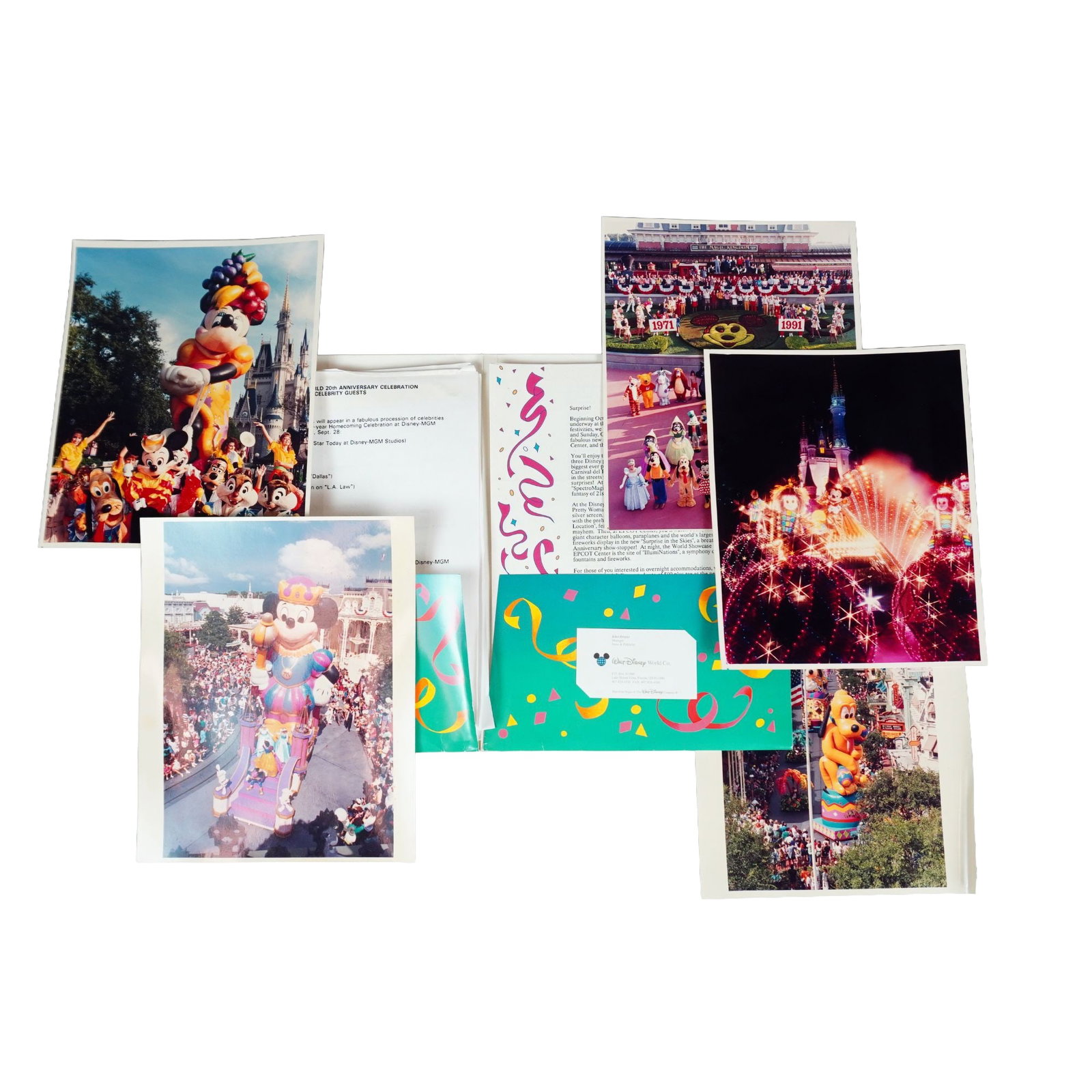 Walt Disney World's 20th Anniversary Press Kit and Photographs (1 of 5)