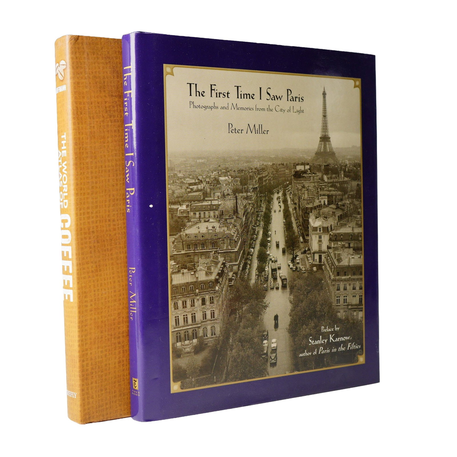 2 Hardcover Books, The First Time I Saw Paris, The World Atlas of Coffee (1 of 7)