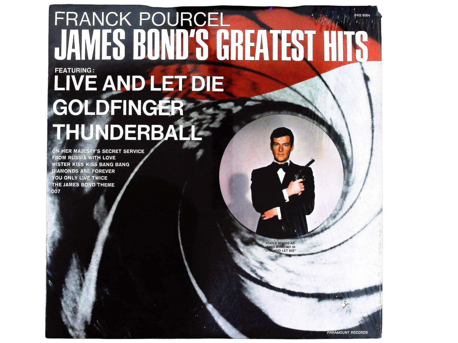 Franck Pourcel James Bond's Greatest Hits Vinyl LP Album Sleeve (1 of 2)