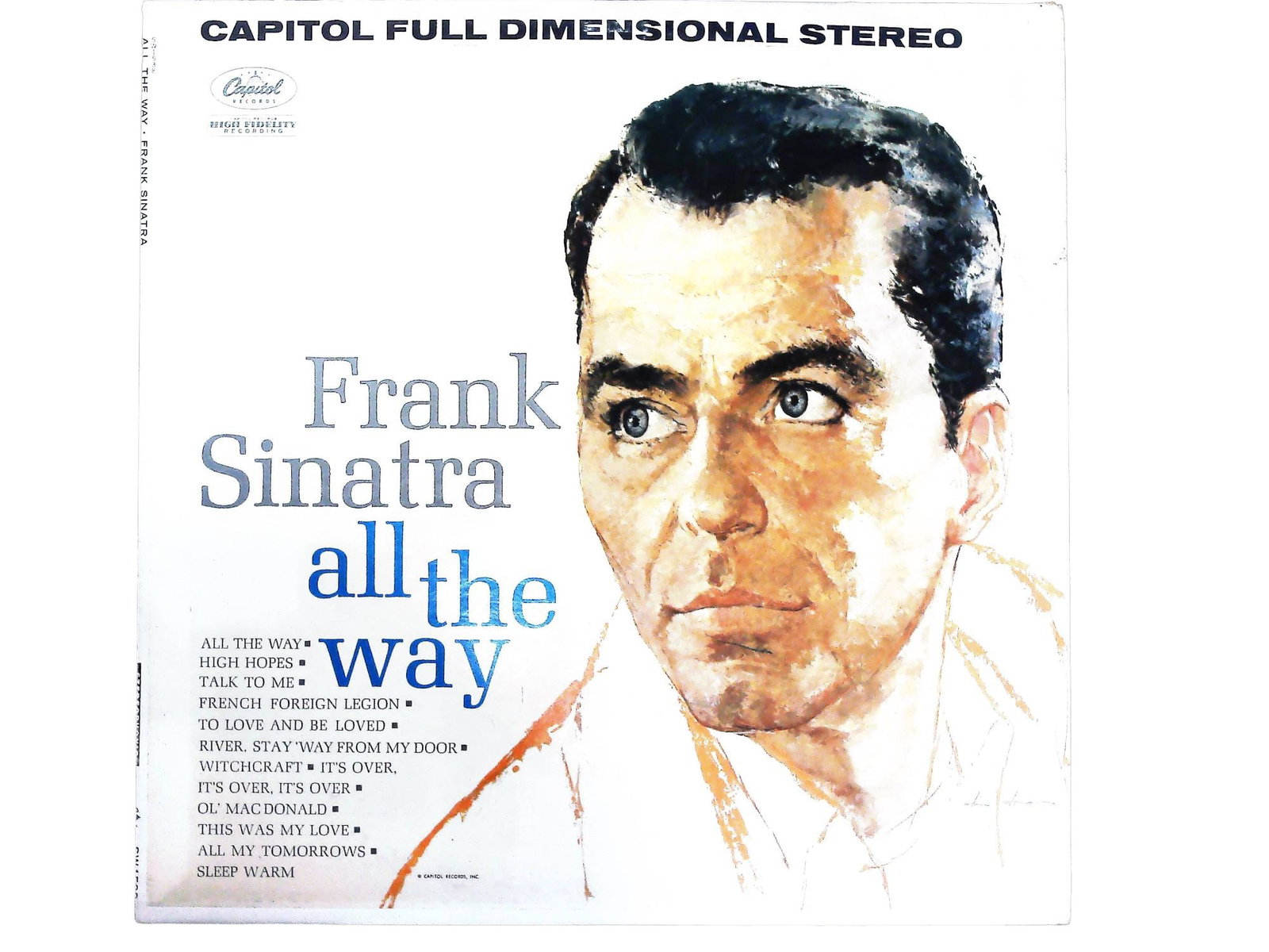 Frank Sinatra All The Way Capitol Records Stereo LP SW 1538 (1 of 3)