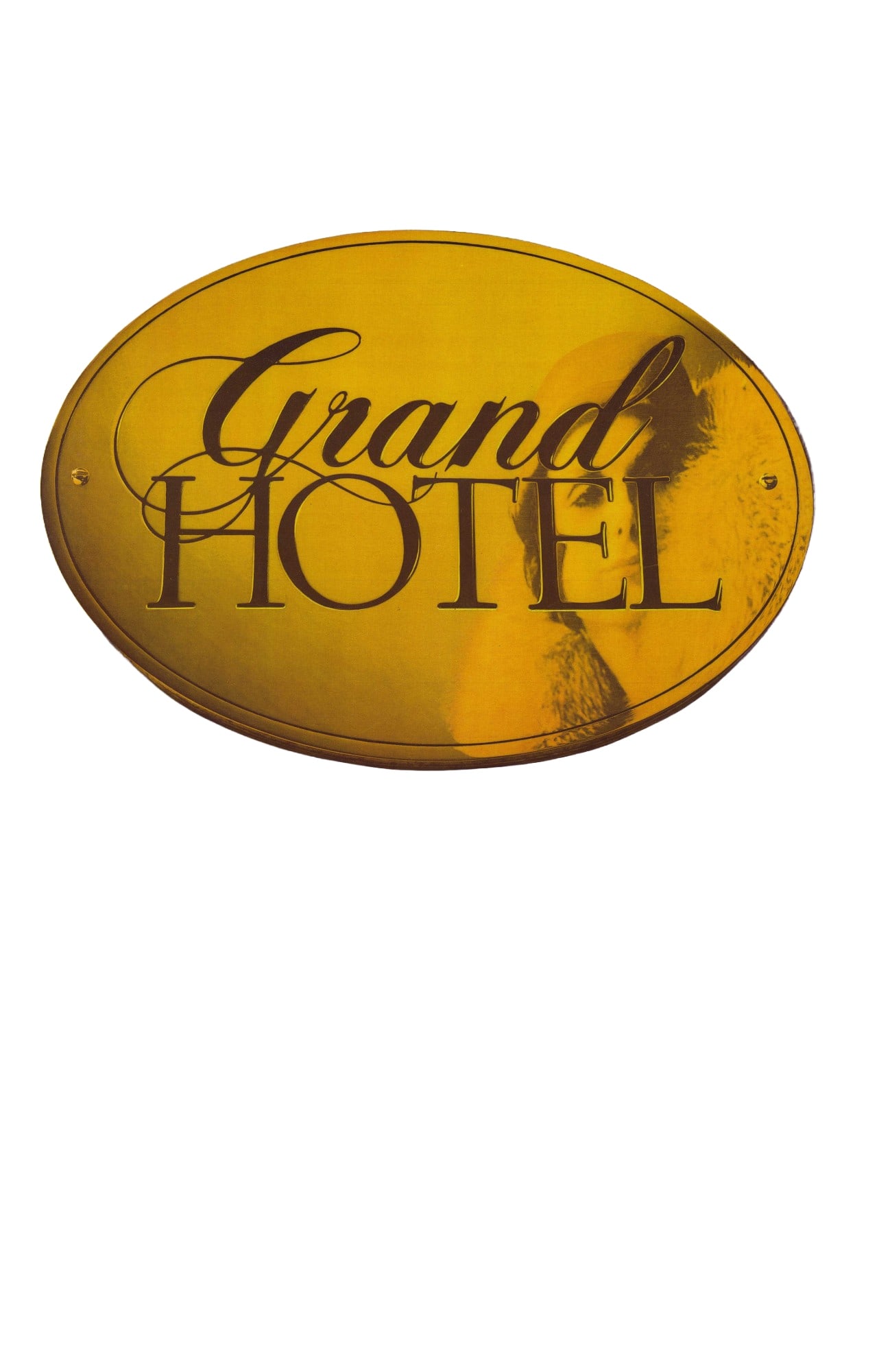 Grand Hotel: The Musical, Original Broadway Window Card, Directed-Choreographed by Tommy Tune: This original theatre production poster is a window card for the Broadway musical Grand Hotel, which premiered at the Martin Beck Theatre in New York City in 1989. The production was directed and chor