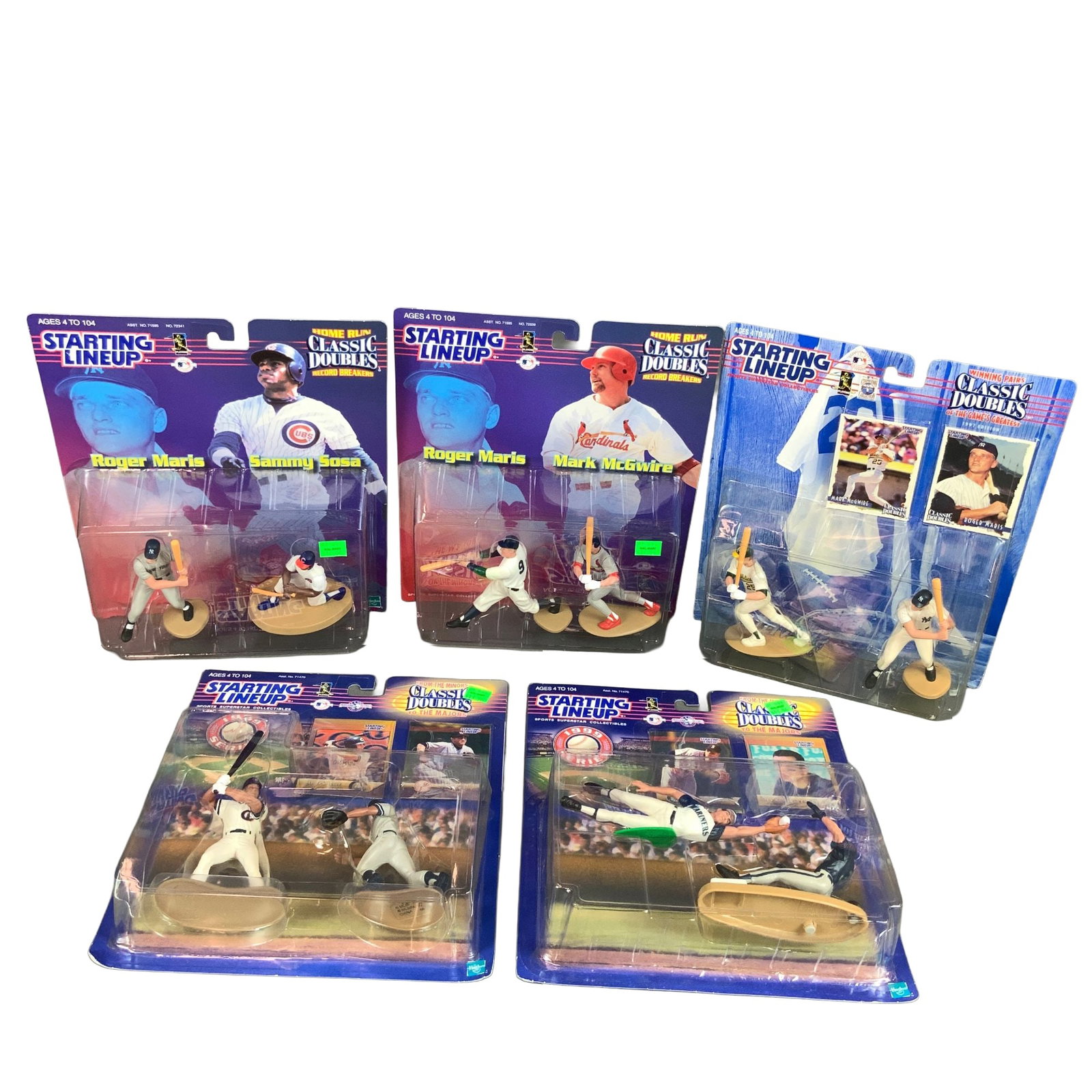 5pc Starting Lineup Classic Doubles MLB Baseball Action Figures (1 of 4)