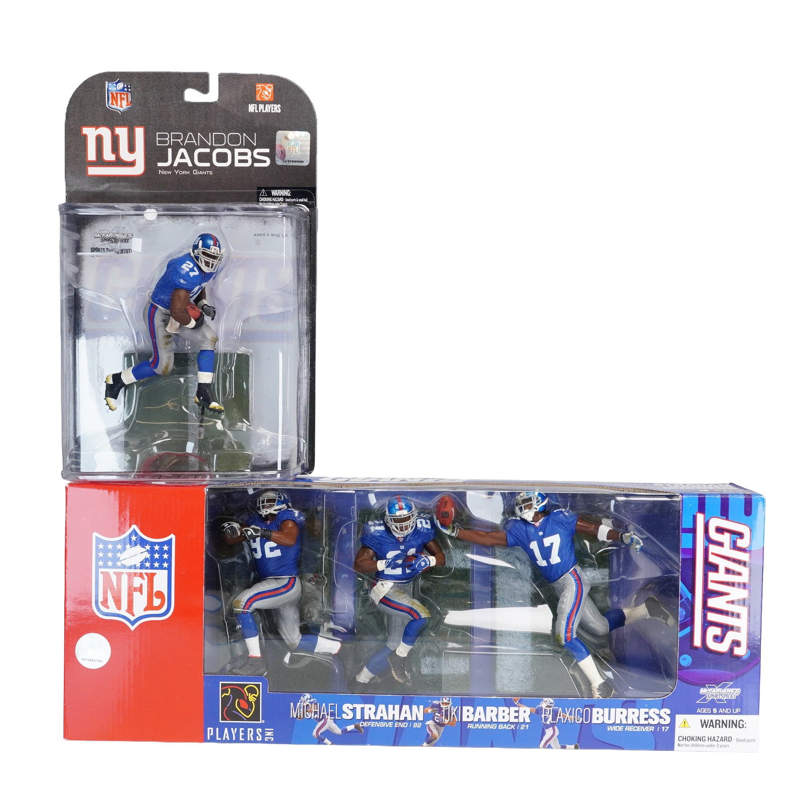 2pc McFarlane Toys NFL Sports Picks New York Giants Action Figure Sets (1 of 3)