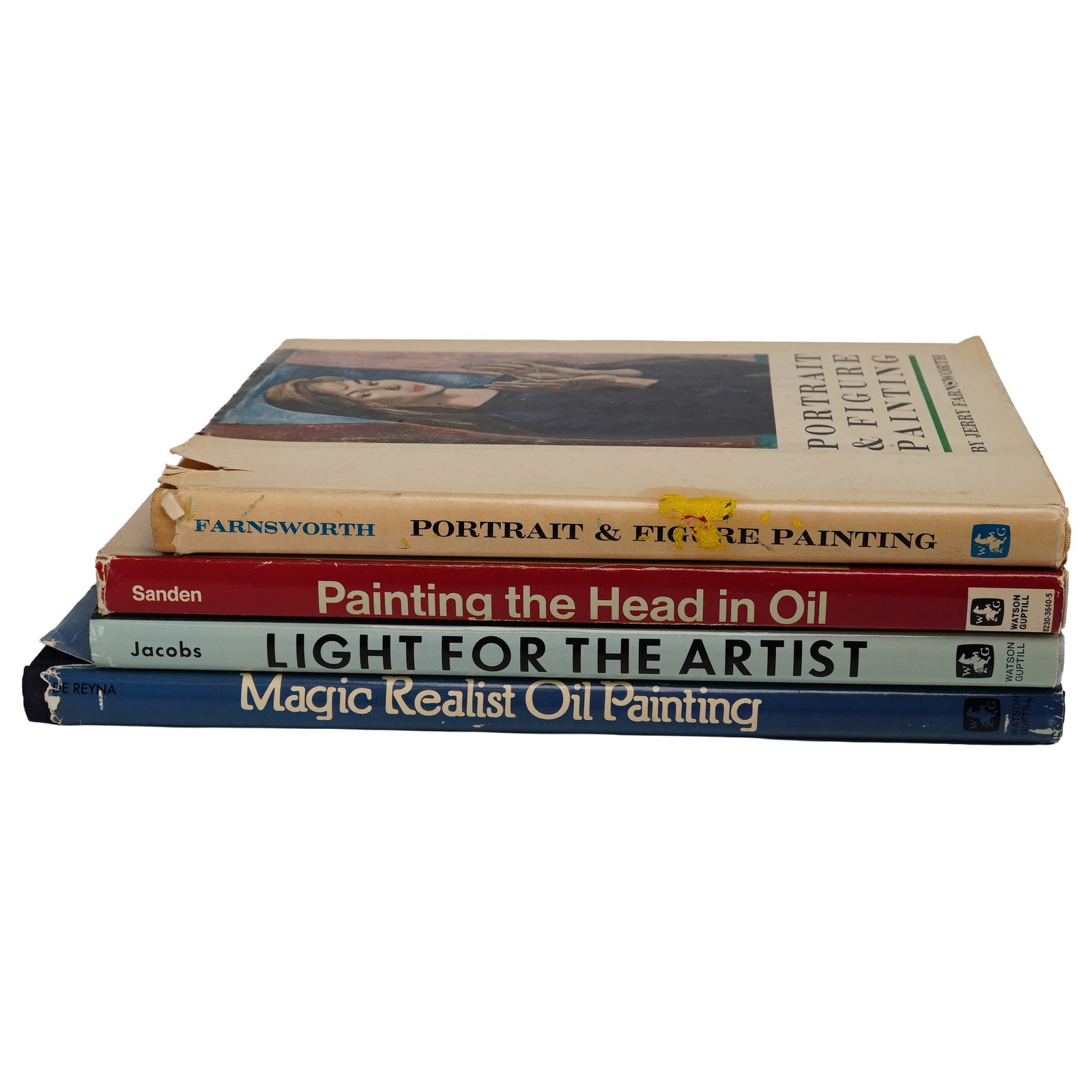 4pc Art Instruction Books on Oil Painting (1 of 6)
