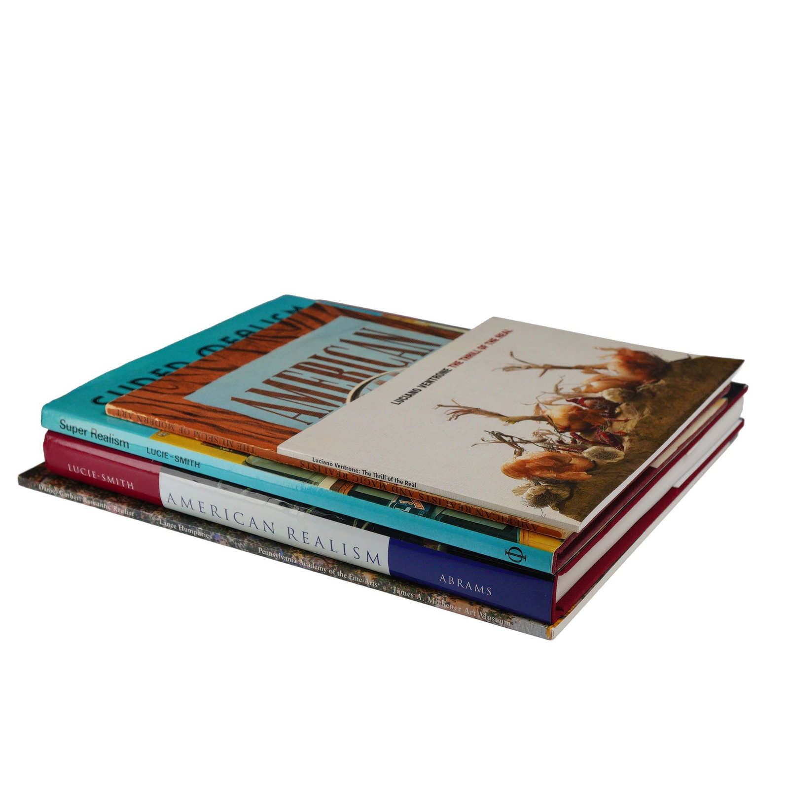A Collection of 5 Art Books on American, Magic, and Super Realism. Various Publishers. (DJ) (1 of 5)