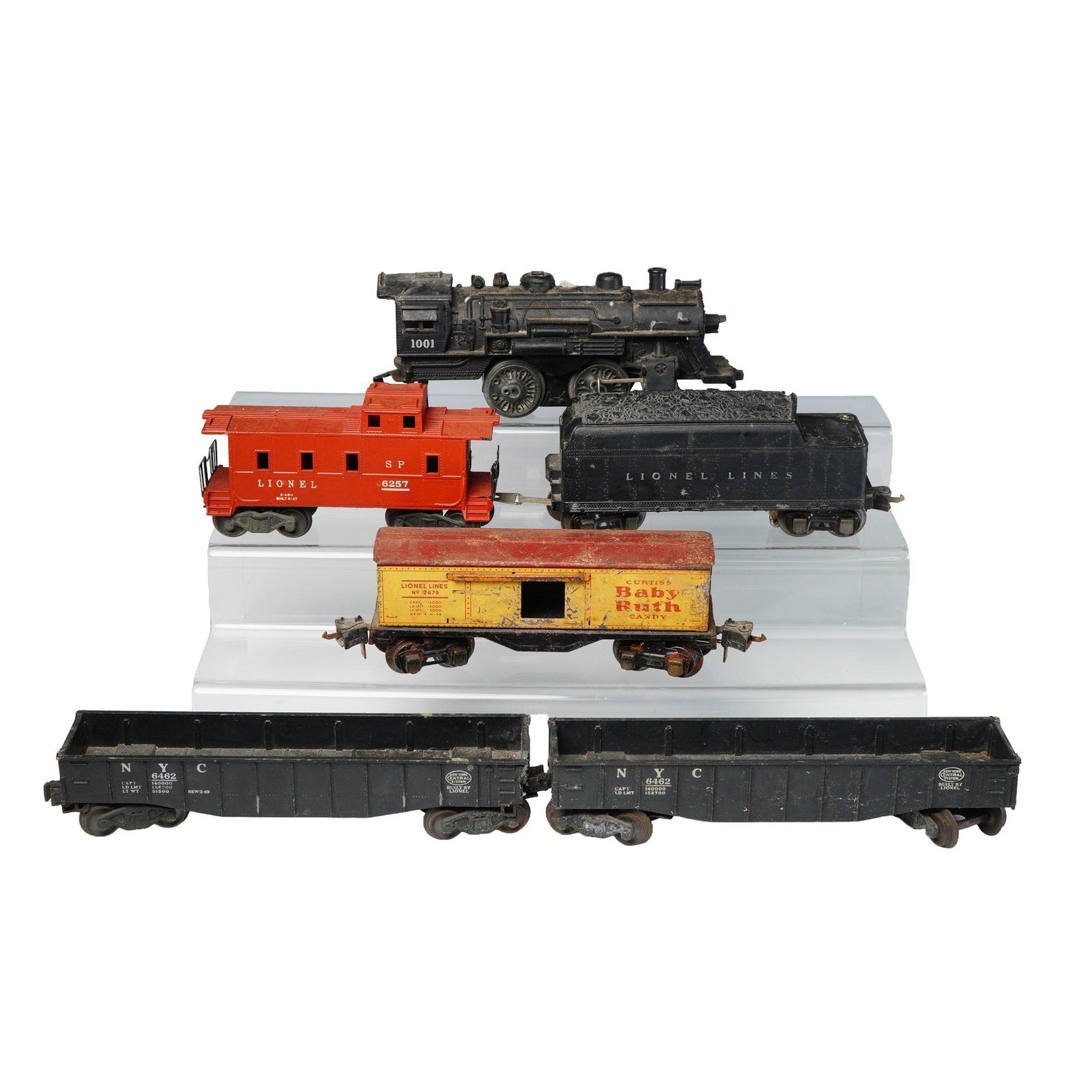 6pc Lionel O-Gauge Train Components (1 of 3)