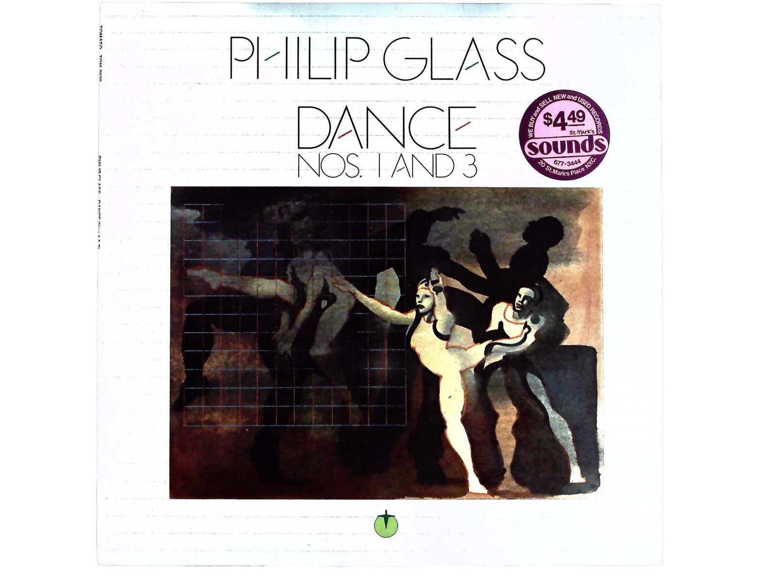 Philip Glass Dance Nos 1 and 3 1980 Tomato Records Vinyl LP (1 of 3)