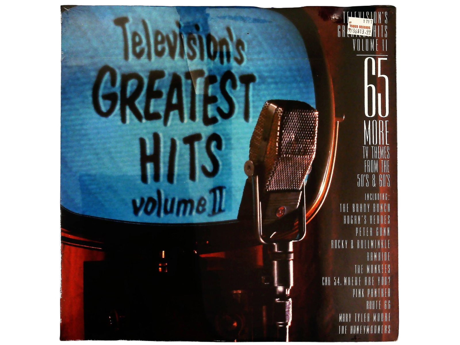 Television's Greatest Hits Volume II Double LP Compilation Sleeve (1 of 2)