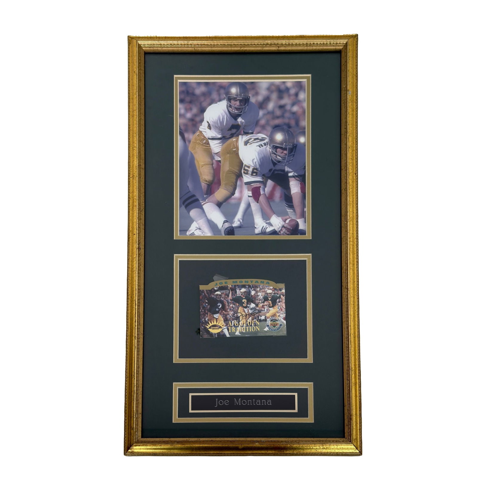 Joe Montana Framed Memorabilia (1 of 4)