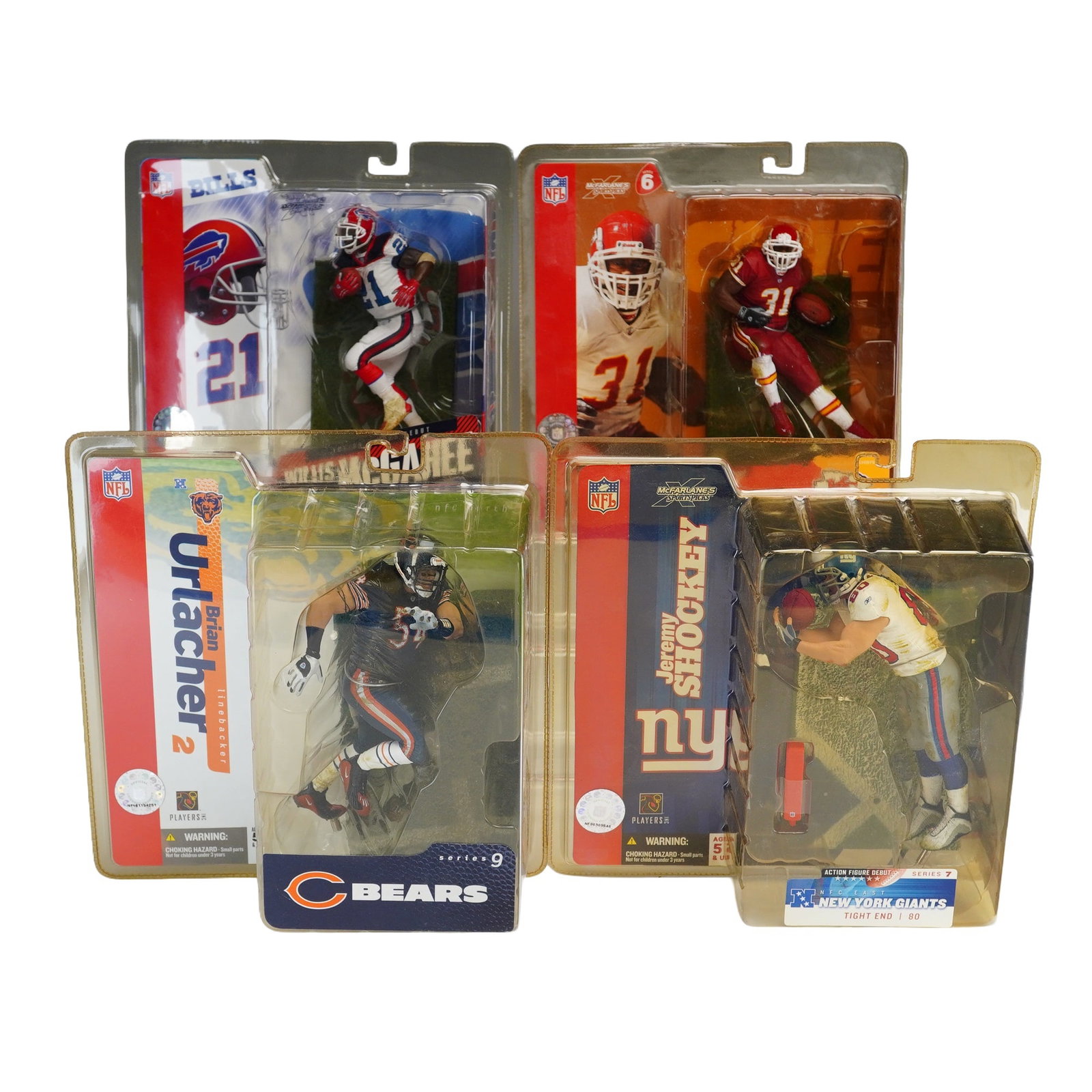 4pc NFL Figurines in Boxes Featuring McFarlane Toys SportsPicks Action Figures (1 of 3)
