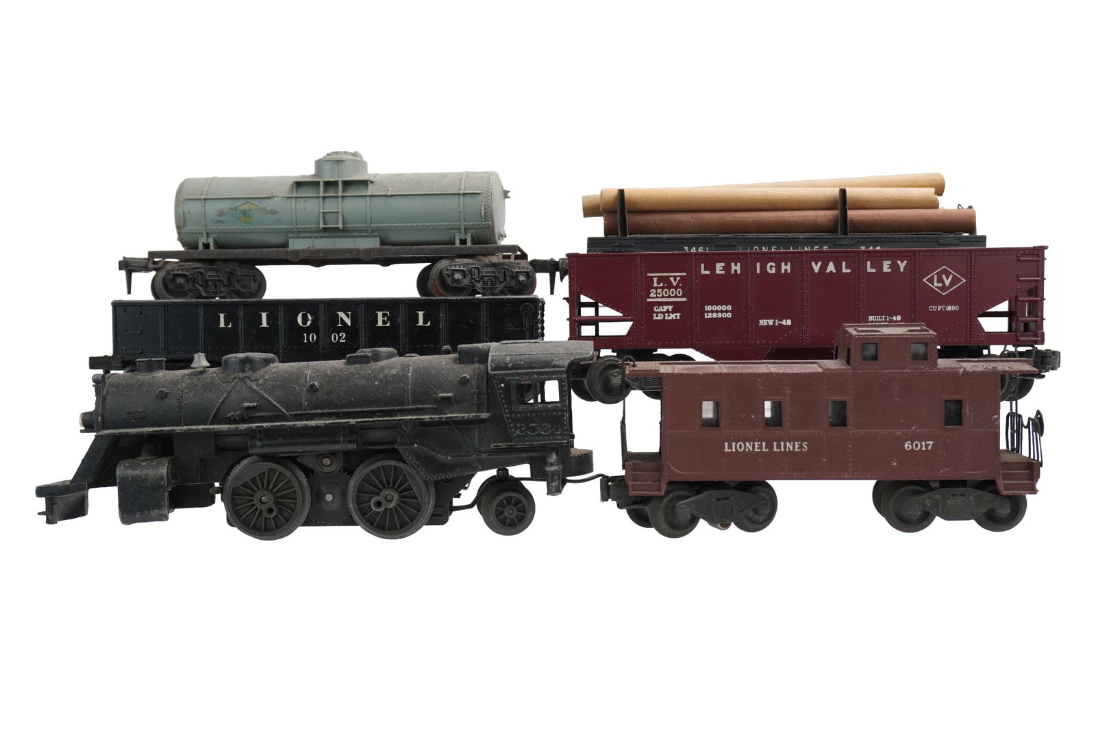 6pc Lionel Postwar O/O-27 Gauge Model Train Components (1 of 3)