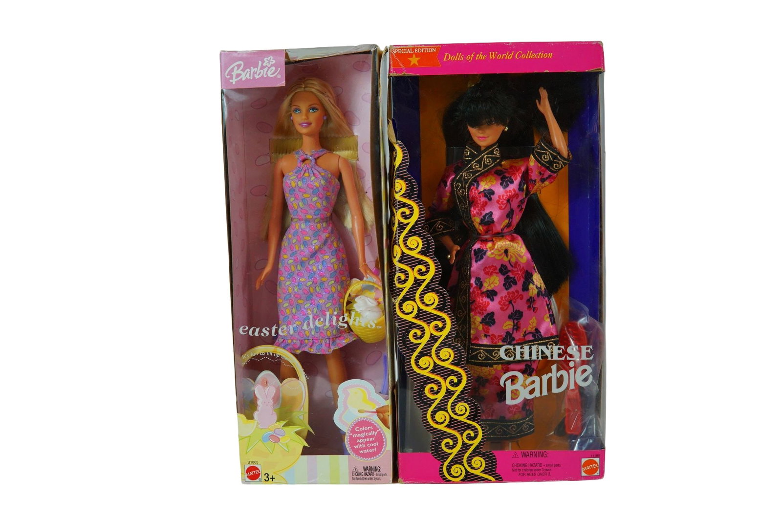A Pair of Mattel Barbie Dolls, Easter Delight and Chinese Dolls of the World, 11.5 Inches (1 of 3)