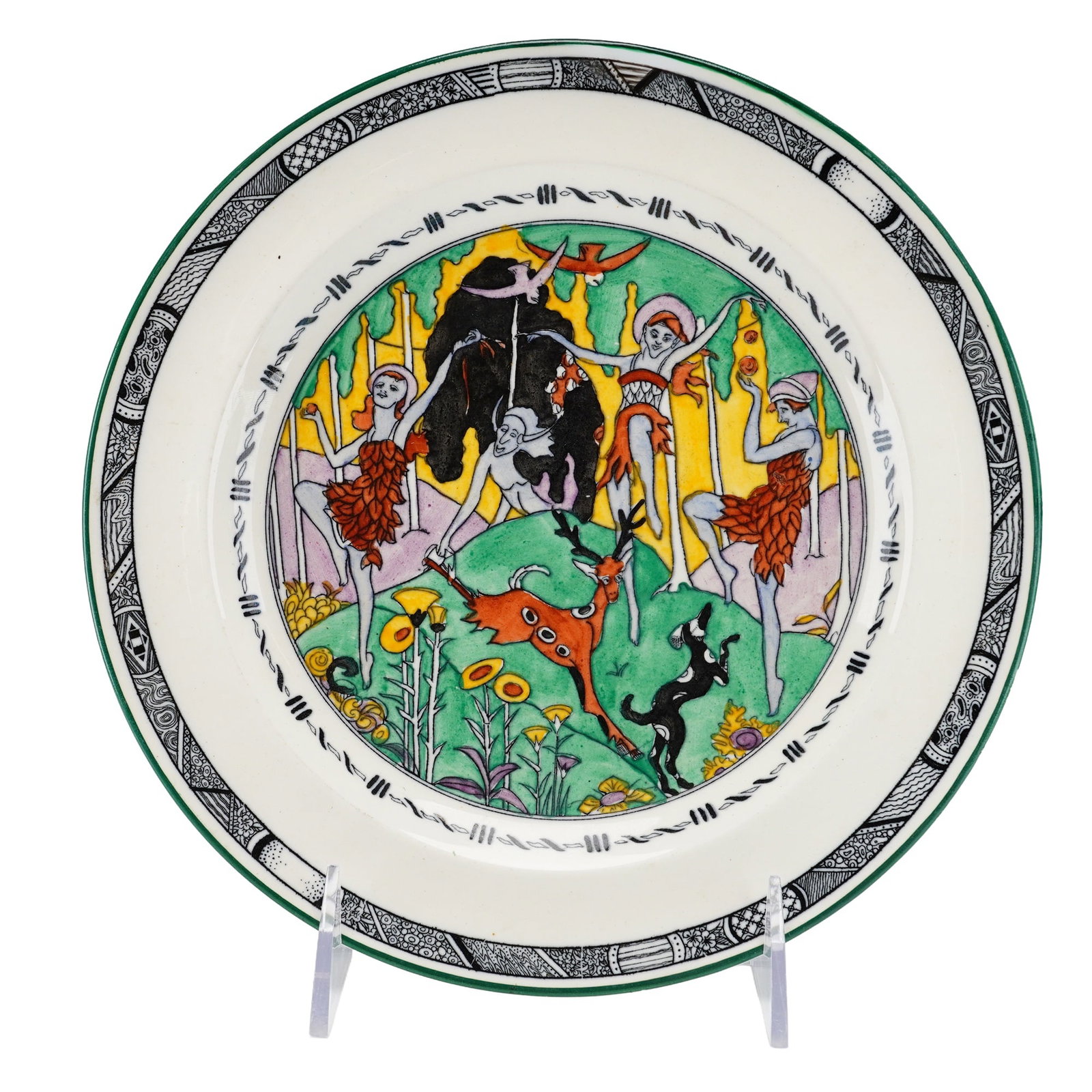 Wedgwood Fairyland Etruria Cabinet Plate, Silenus (1 of 4)