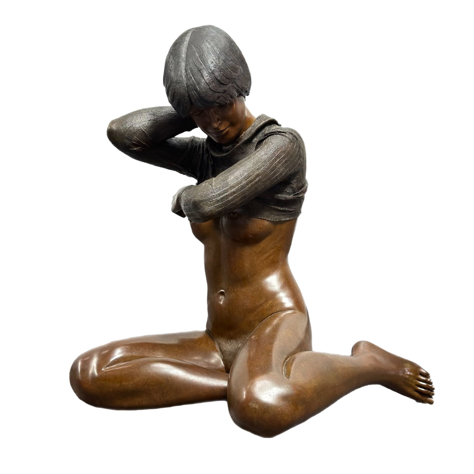 Isidore Margulies Bronze Sculpture Debbie 1979 Edition 4 of 12 (1 of 4)