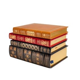 A Collection of 4pc Franklin Library Limited First Edition Volumes, 1976-1979 (One Signed)