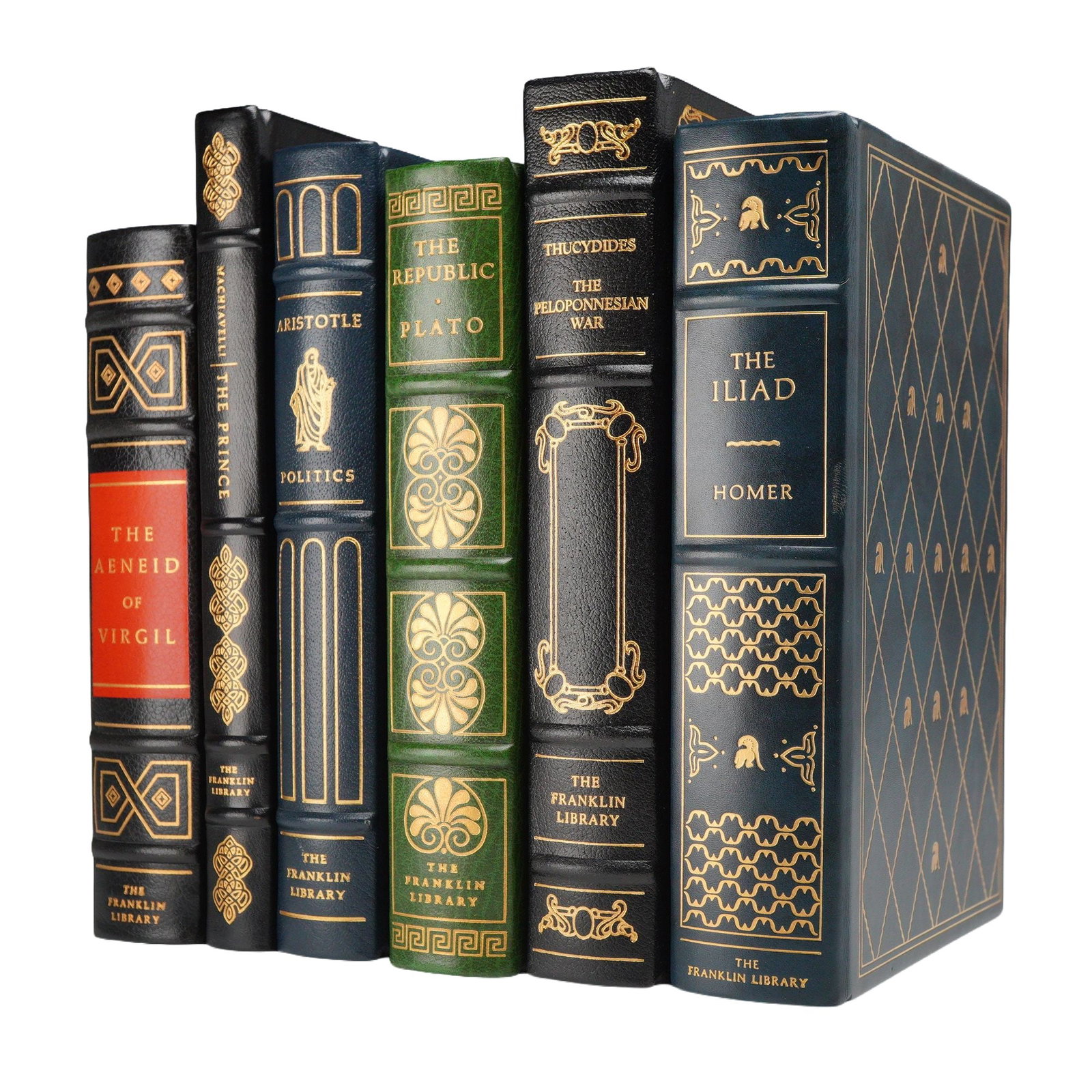 A 6-Piece Collection of Classical Works. Homer, Plato, et al. The Franklin Library, 1975-1978. (1 of 5)