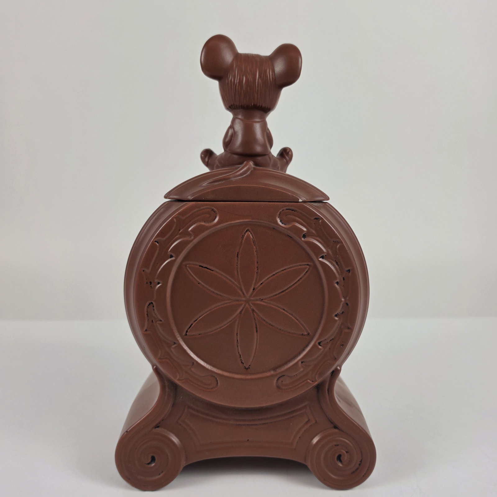 McCoy Ceramic Clock Mouse Cookie Jar - 2