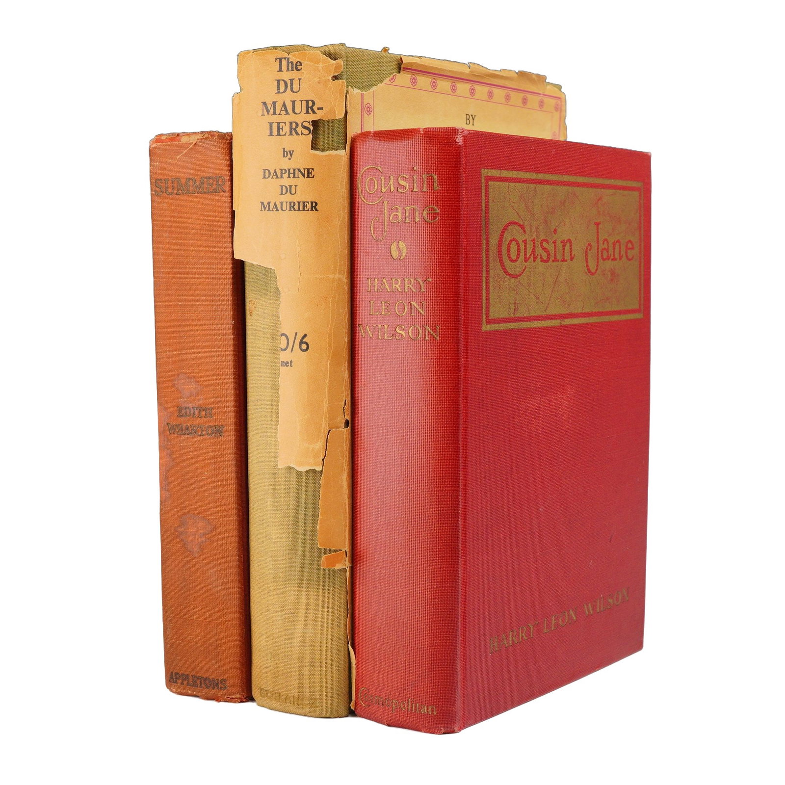 Three First Edition Books. Wharton, Du Maurier, and Wilson. Various Publishers, 1917-1937. (1 of 4)