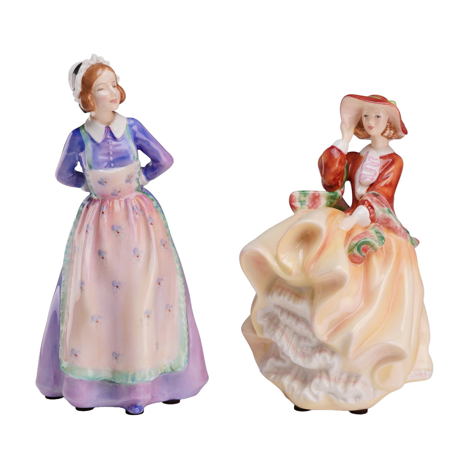 Two Royal Doulton Bone China Figurines Susan HN2056 and Abigail HN4839 (1 of 3)