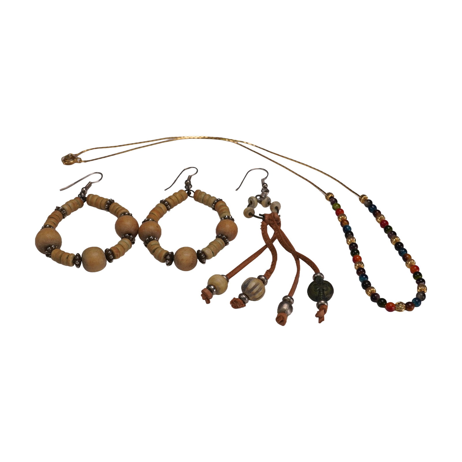 4pc Group of Beaded Costume Jewelry (1 of 5)