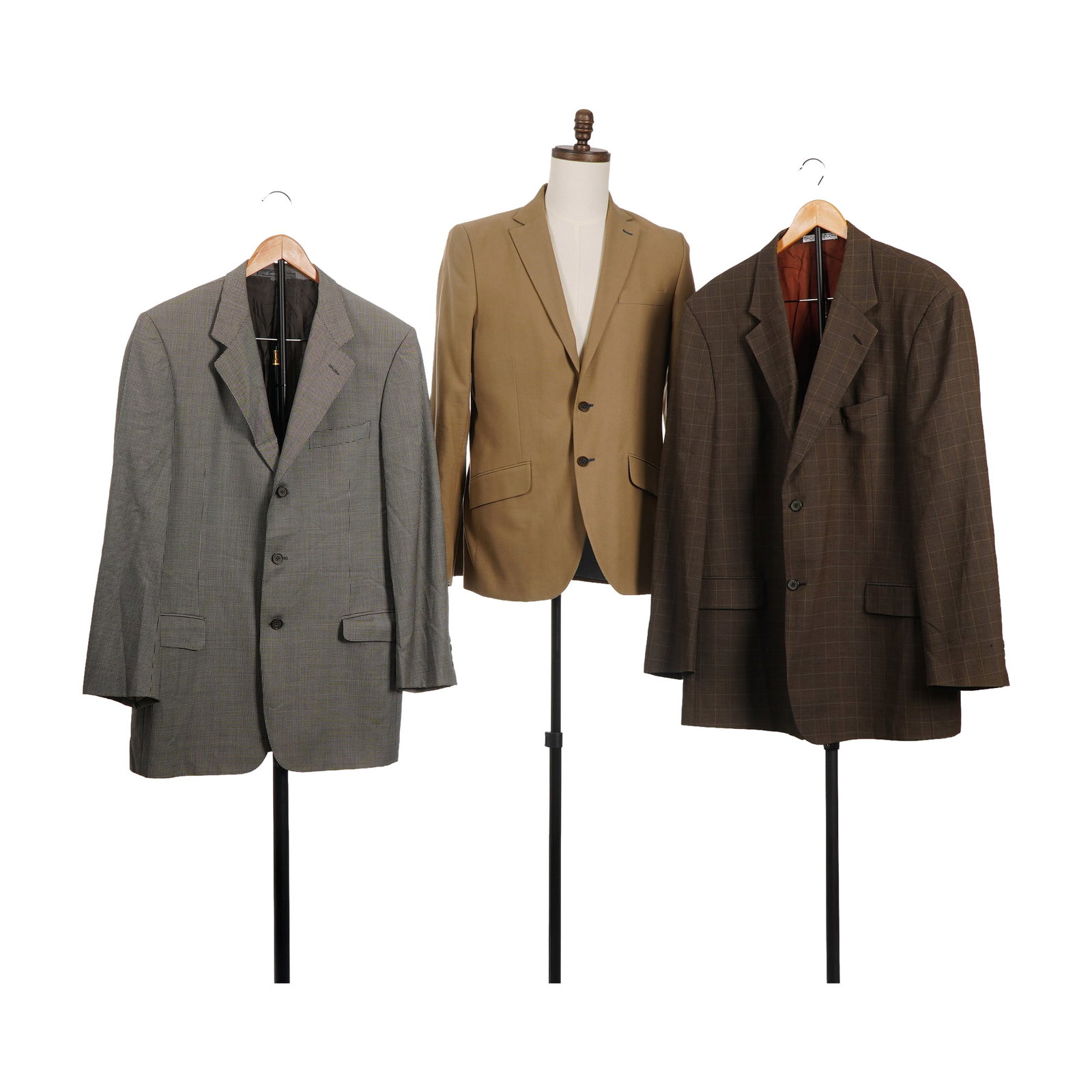 3pc Men's Sport Coats and Blazers Including Ermenegildo Zegna, El Ganso, and Covarra (1 of 3)
