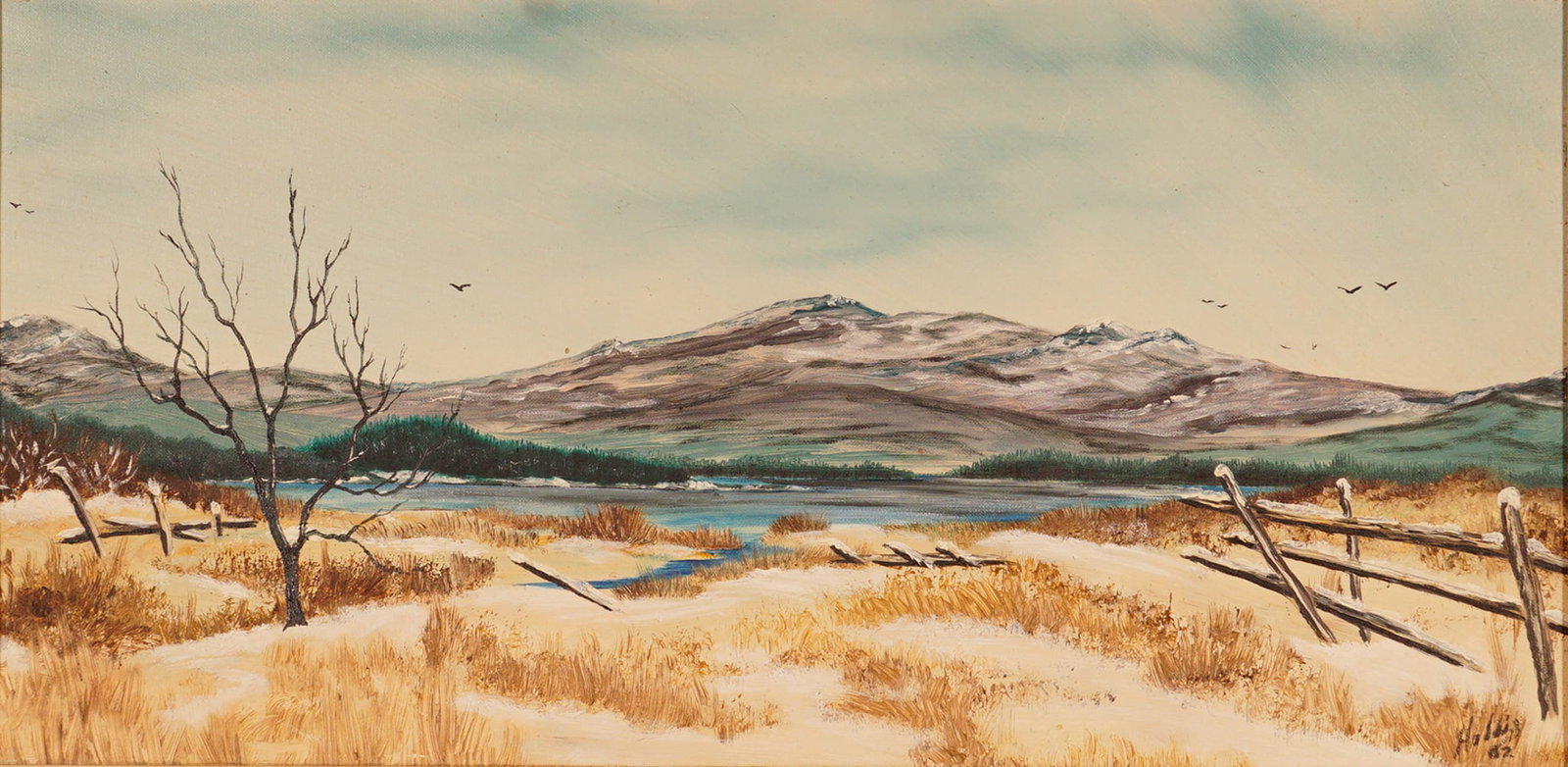 Oil on Board Painting, A Touch of Canada: Cold Fingers, Signed & Dated (1 of 8)