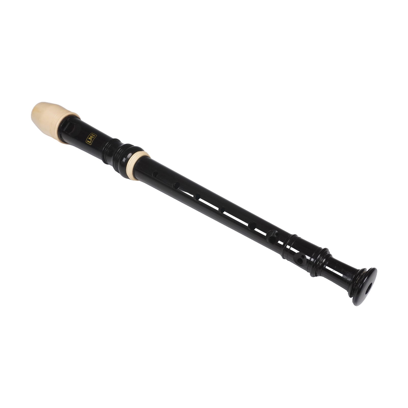 LMI Black Plastic Soprano Recorder with Case (1 of 5)