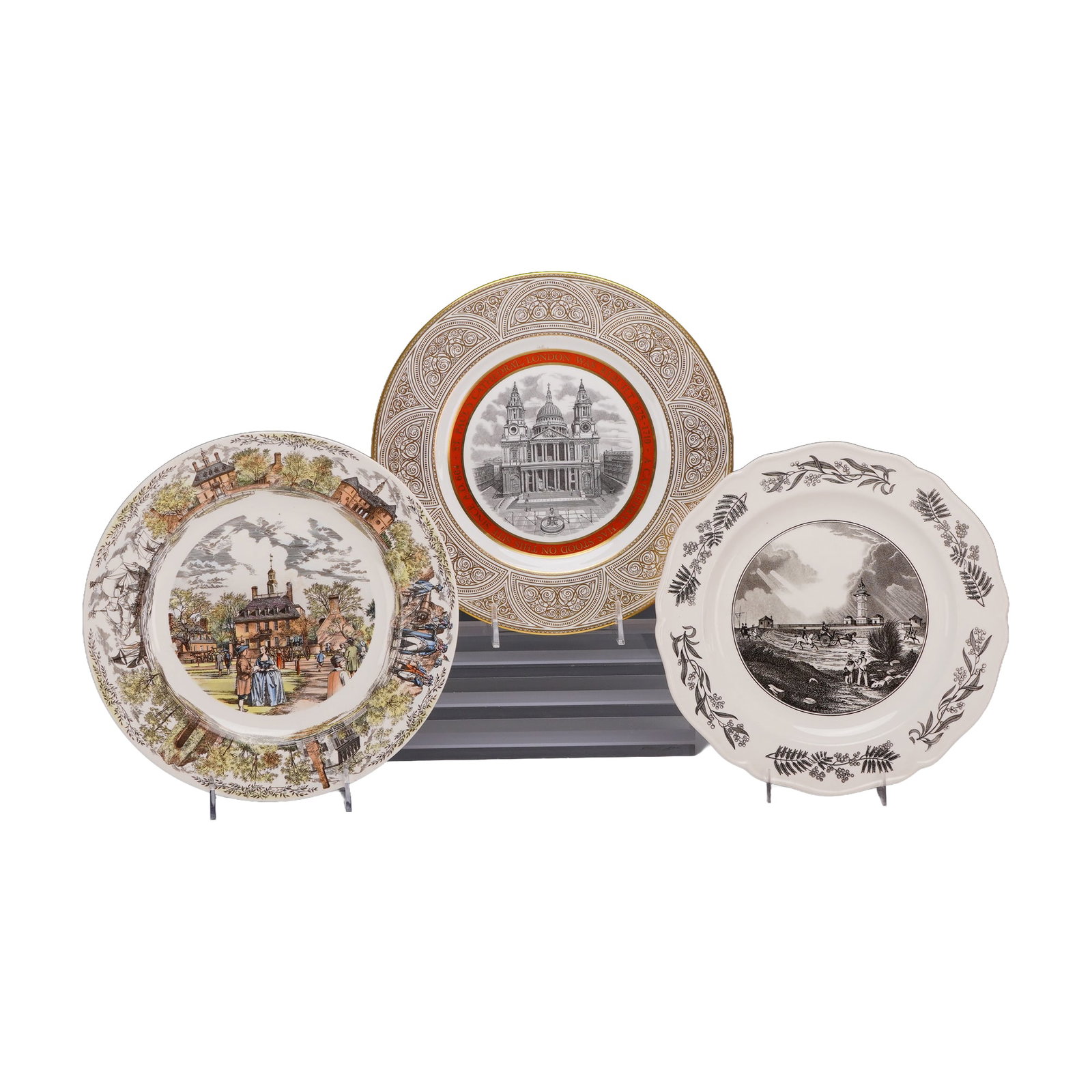 A Trio of Wedgwood Historical Commemorative Plates (1 of 3)