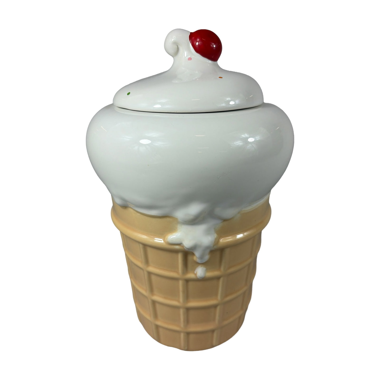 McCoy Ceramic Ice Cream Cone Cookie Jar (1 of 4)