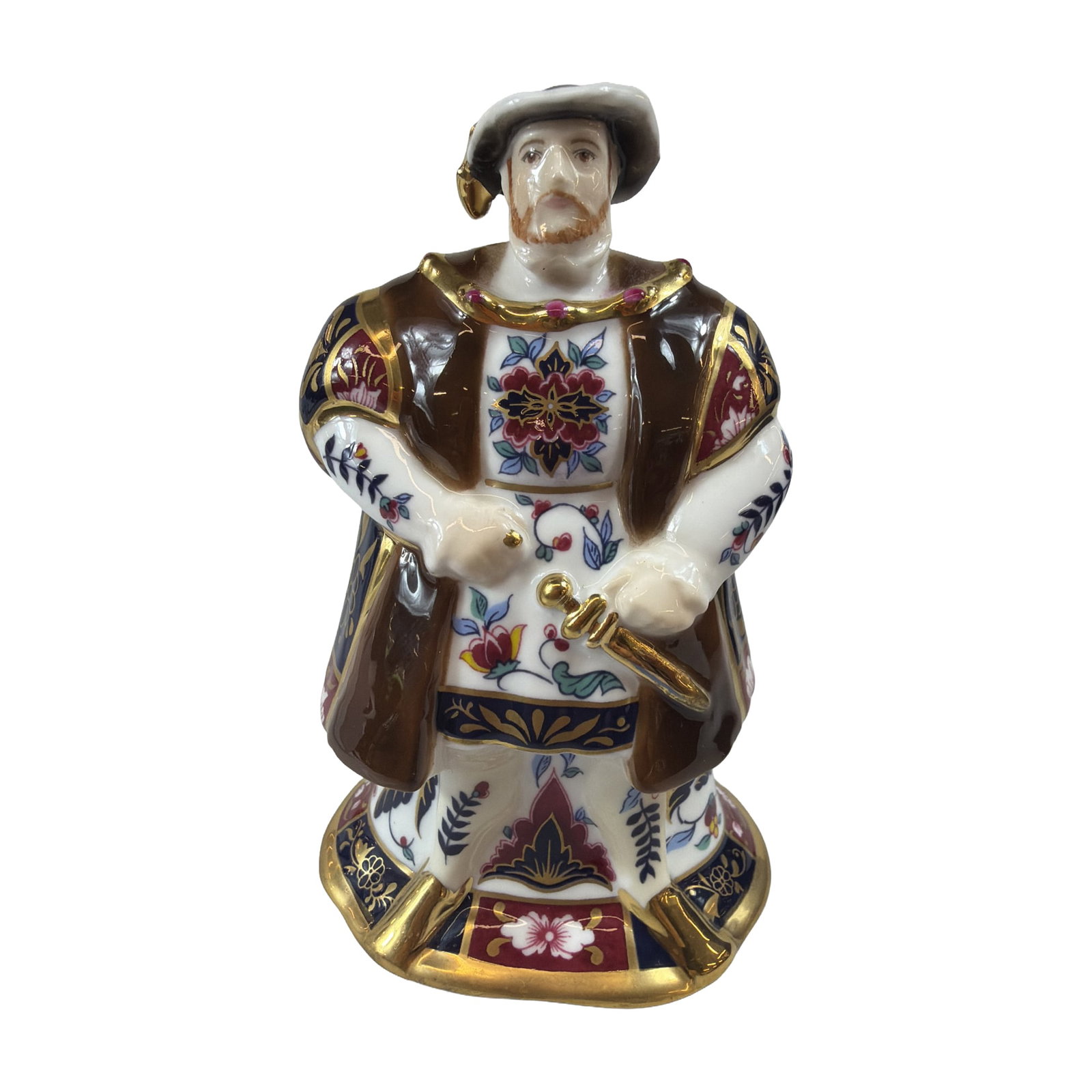 Royal Worcester Henry VIII Porcelain Candle Snuffer (1 of 5)