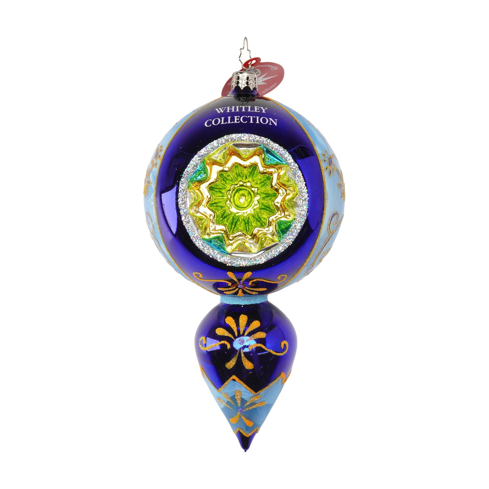 Christopher Radko Blue Christmas Tree Ornament, Fantasia St. Basil's Baubles (1 of 4)