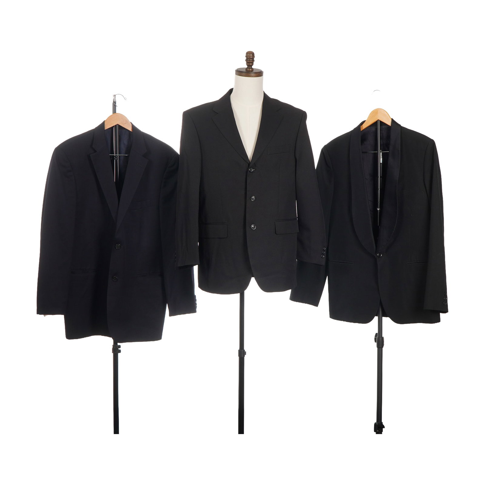 3pc Men's Suit and Tuxedo Jackets by Hugo Boss, Bolzano, and Vasquez (1 of 3)