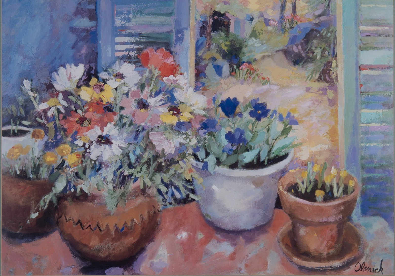 Ruth Olenick, Impressionist Framed Poster, The Potting Shed (1 of 5)