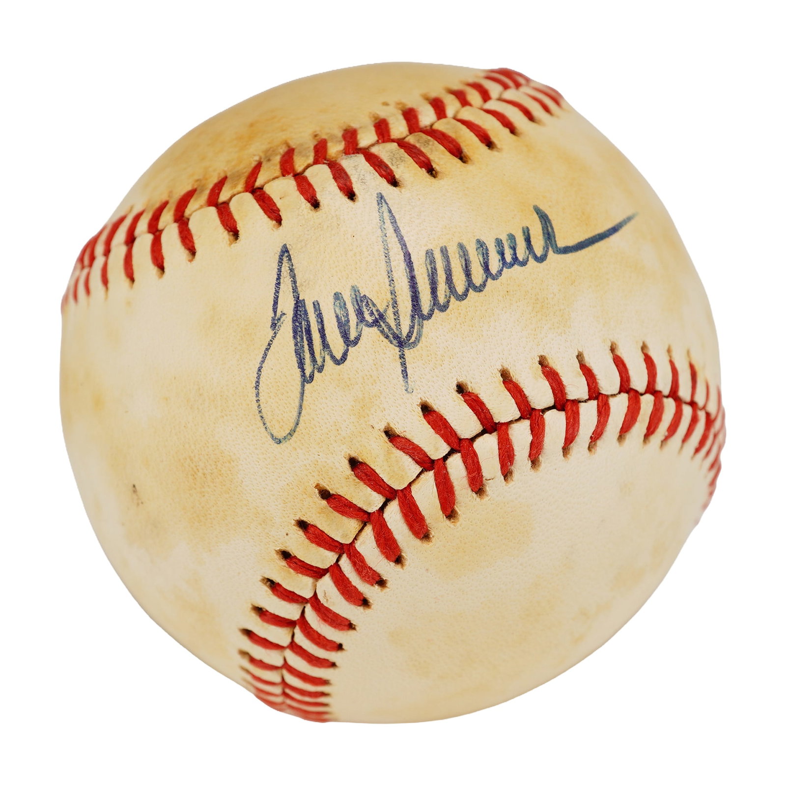 Tom Seaver Signed Rawlings Official National League Baseball, PSA Authenticated: This professionally authenticated sports memorabilia item features the autograph of Hall of Fame pitcher Tom Seaver. The signature is positioned on the sweet spot of a Rawlings Official National Leagu
