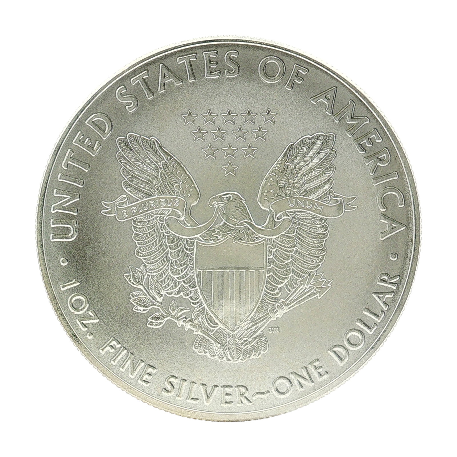2016 U.S. American Silver One Dollar Eagle Coin: Designed with Obverse of Walking Liberty with Liberty in God We Trust 2016; reverse has heraldic eagle with shield, United States of America with 1oz. Fine Silver One Dollar. Dimensions: 40.6mm Date o
