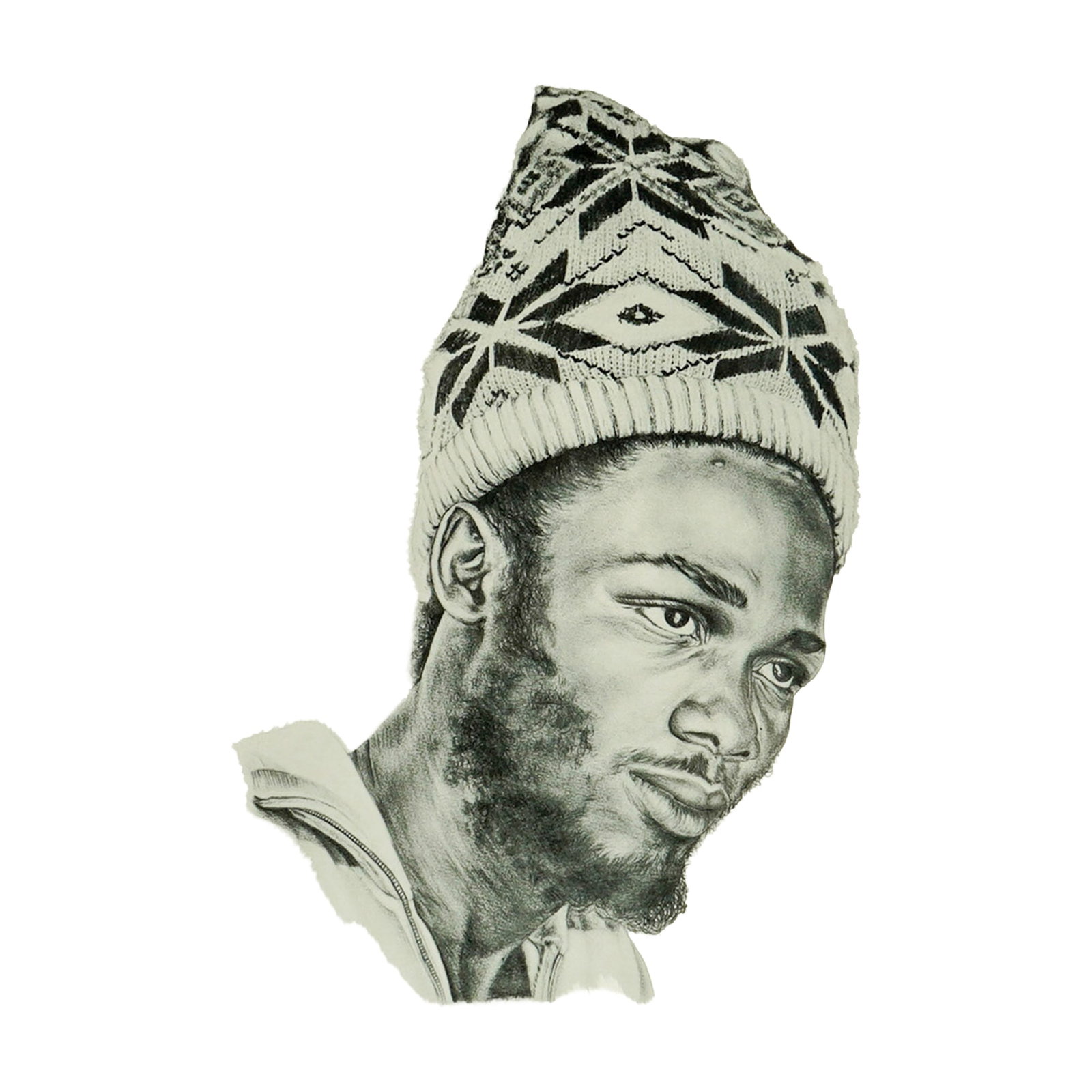 Ras Daniel Heartman (Jamaican 1942-1990) Framed Self-Portrait Print (1 of 5)