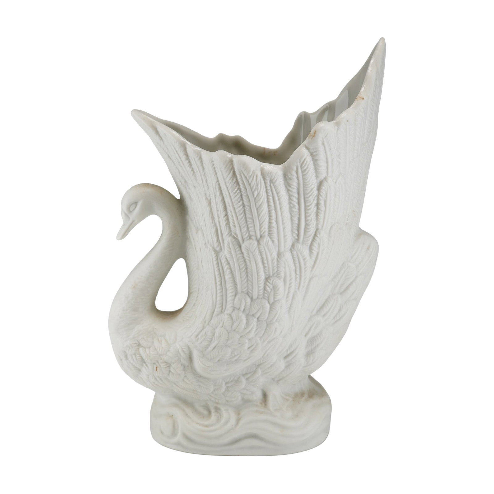 Portmeirion Parian Ware Heritage Collection Swan Vase (1 of 3)