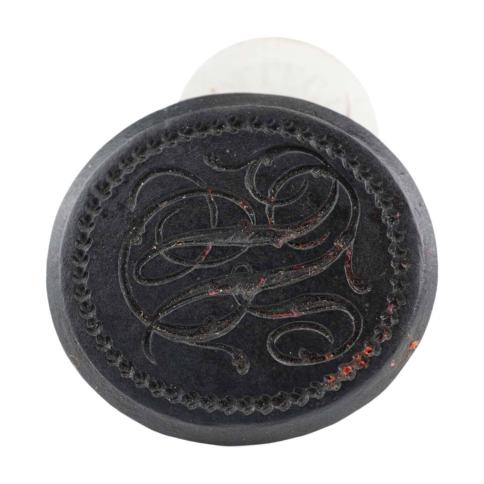 Wedgwood Black Basalt Intaglio Seal Plaque (1 of 3)