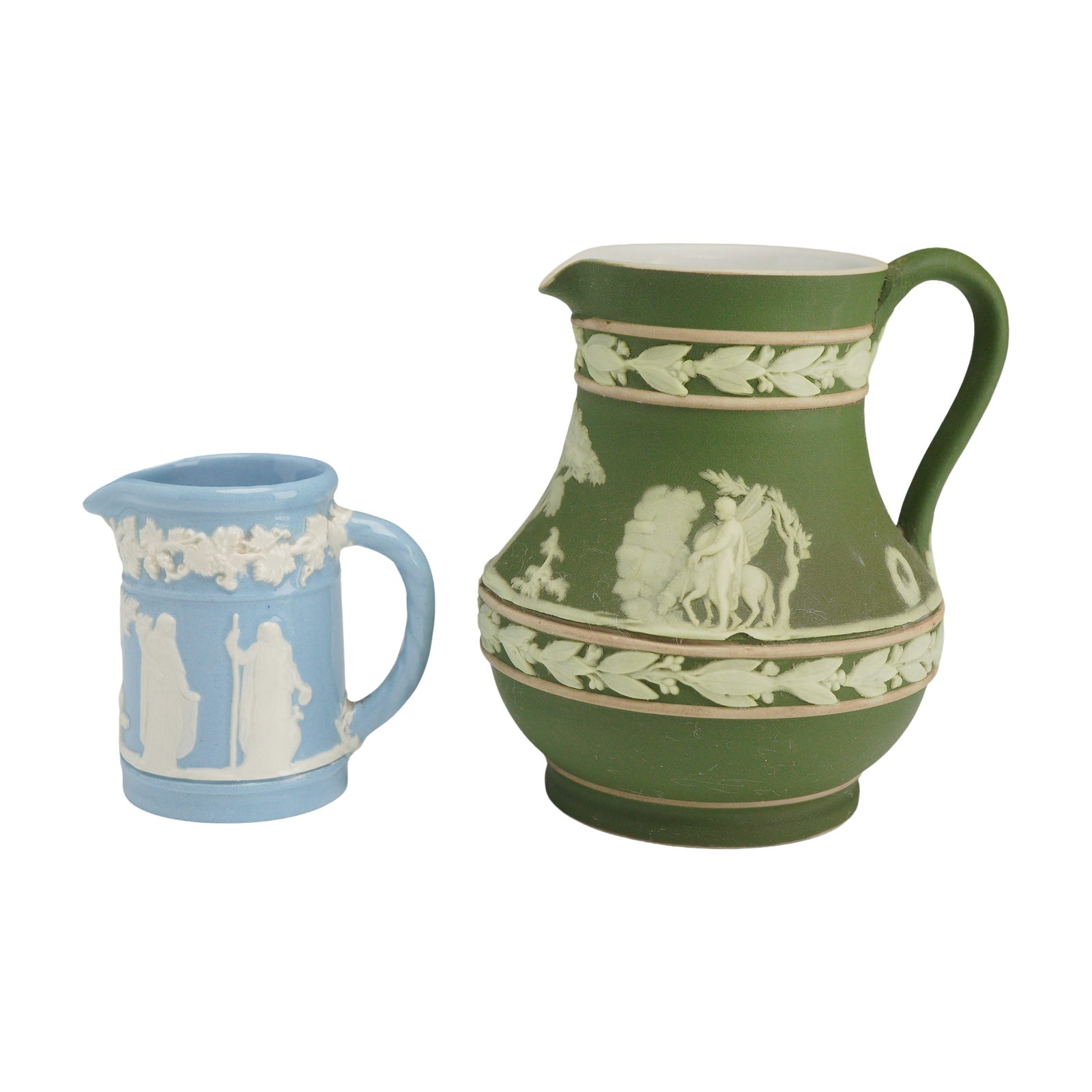 2pc Wedgwood Jasperware Miniature Pitchers (1 of 3)
