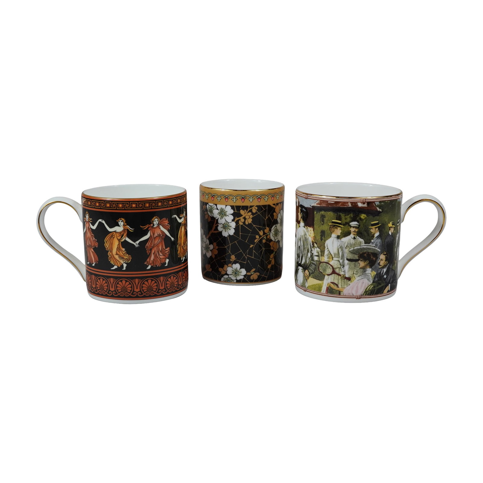 Three Wedgwood Bone China Decorative Mugs (1 of 2)
