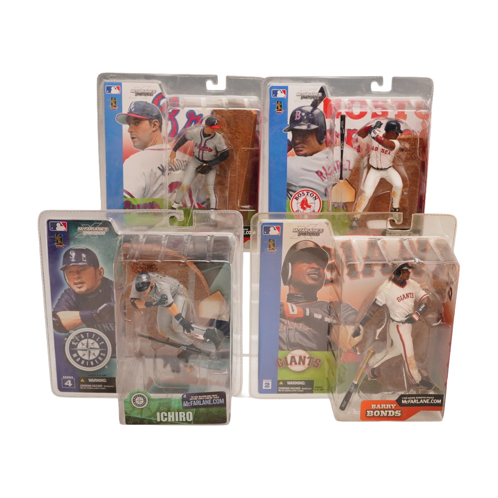 4pc McFarlane's Sportspicks MLB Series 2 and Series 4 Action Figures (1 of 3)