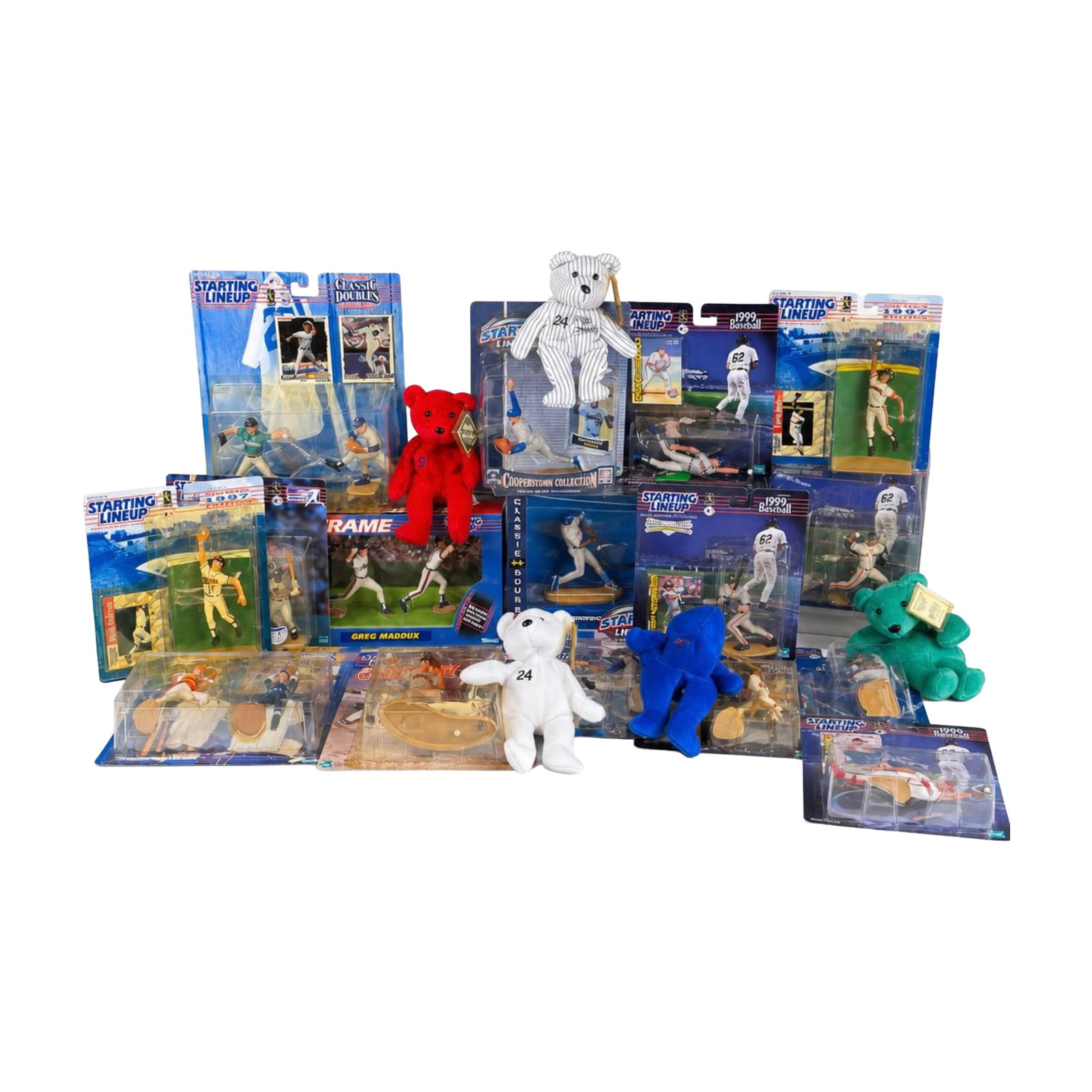 13pc Boxed Baseball Figurines and Bamm Beano's (1 of 4)