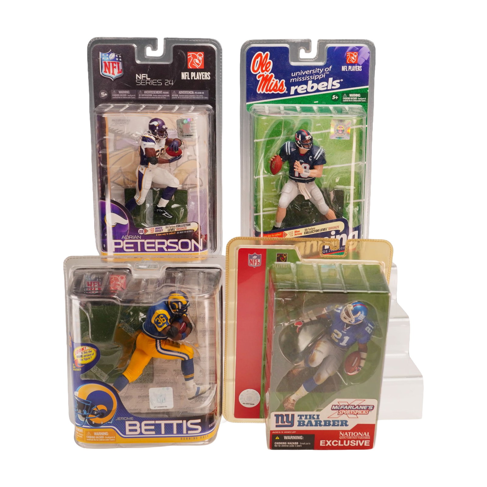 4pc Collection of McFarlane Toys NFL and College Sportspicks Action Figures in Original Packaging (1 of 3)