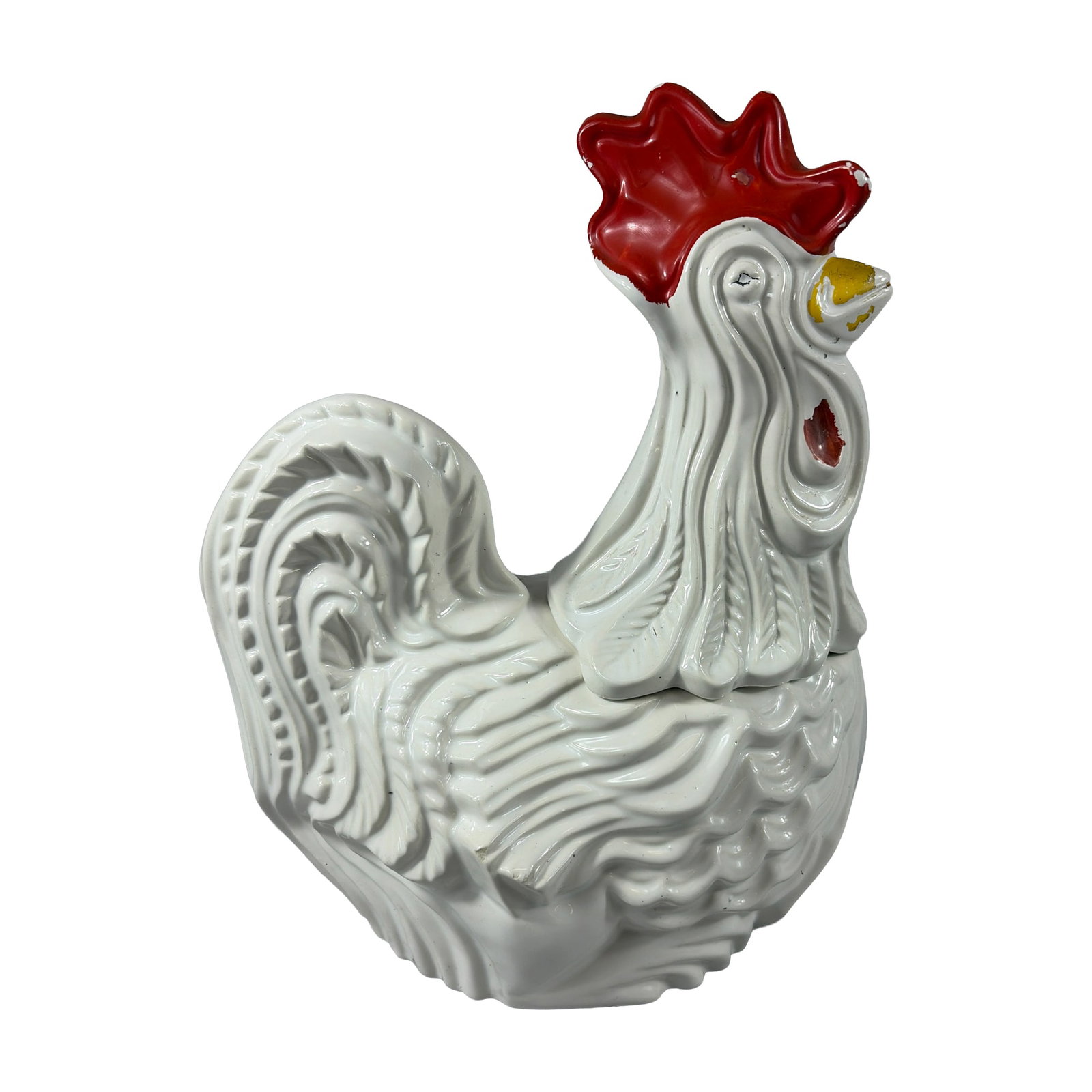 McCoy Pottery Ceramic Rooster Lidded Cookie Jar (1 of 5)