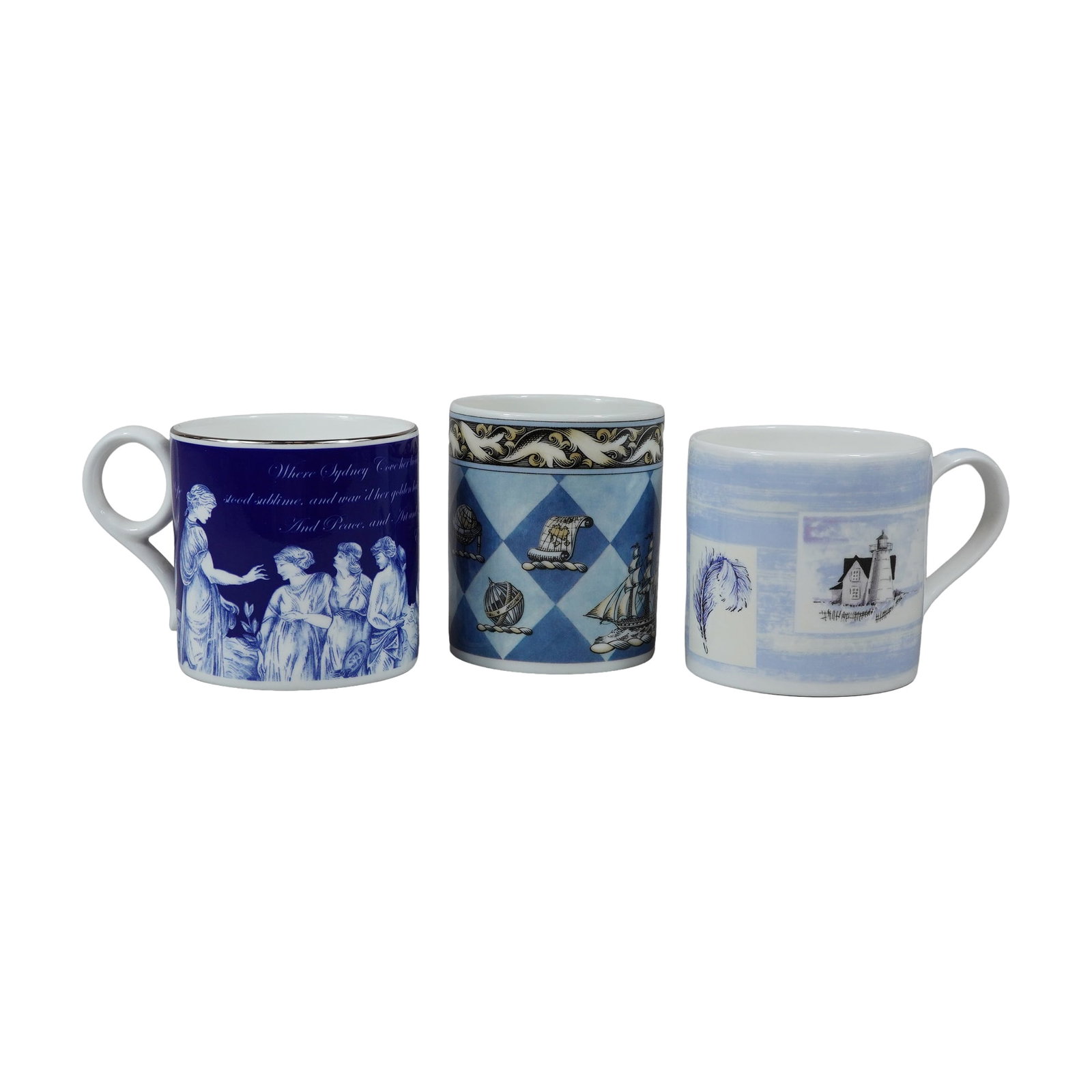 Three Wedgwood Bone China Commemorative and Decorative Mugs (1 of 3)