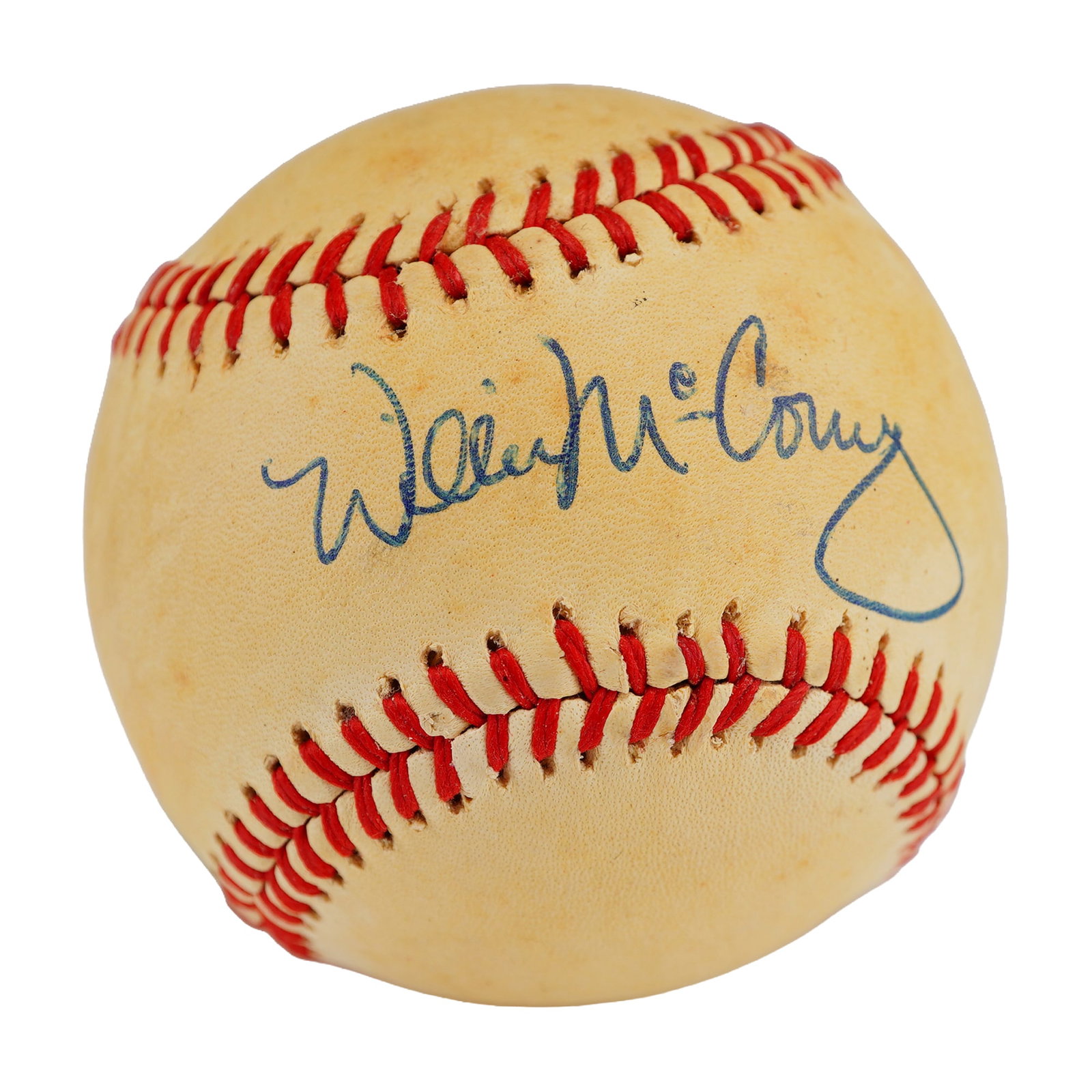 Willie McCovey Signed Rawlings Official National League Baseball, PSA/DNA Authenticated: This professional auction lot features a Rawlings Official National League baseball hand-signed by San Francisco Giants legend and 1986 Hall of Fame inductee Willie McCovey. The signature of "Stretch"
